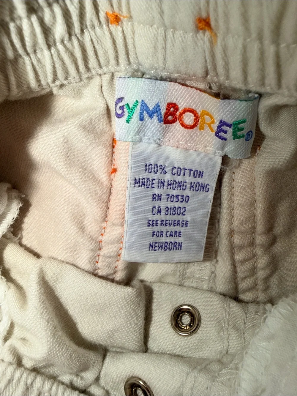 Vintage Baby Boys Clothing Lot (5 Pcs) - 80s 90s Rompers, Gymboree - Sizes 0-12M
